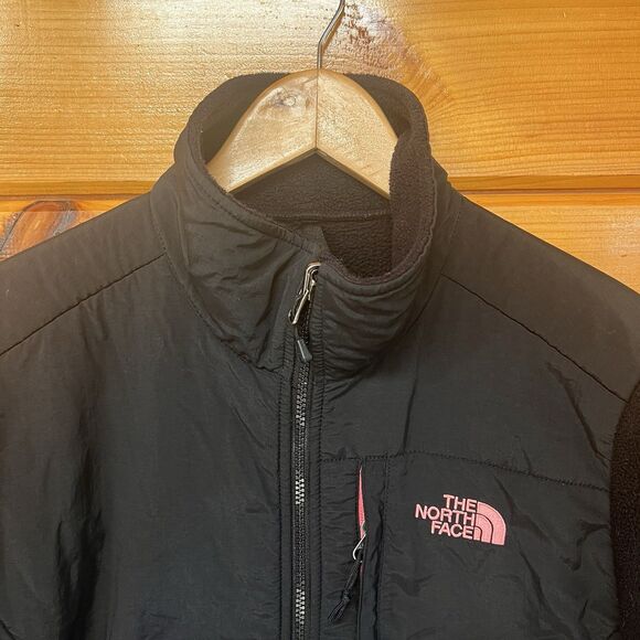 The North Face Jacket Women Medium Black Denali Fleece Full Zip Hiking Outdoor - Picture 2 of 6